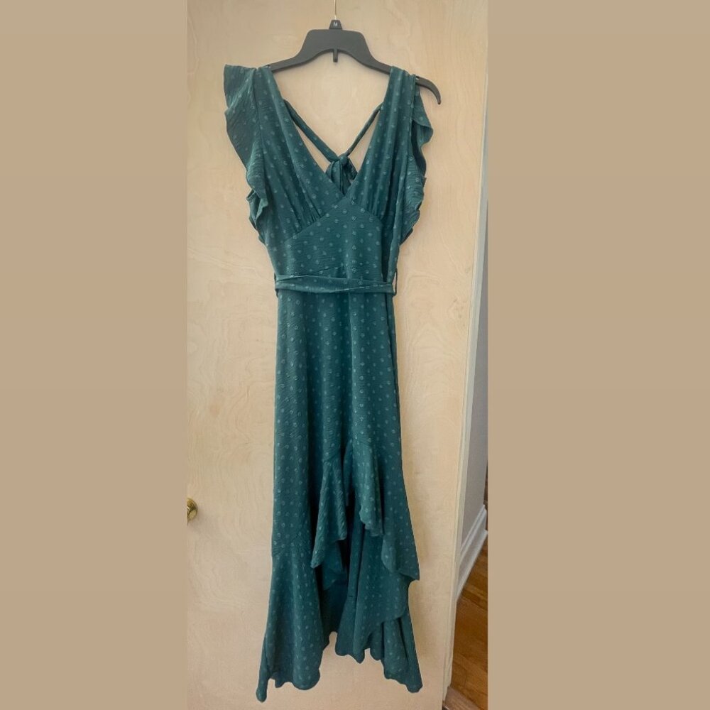 Alter'd State Alterd State Midi High Low Dress | Color: Teal Green | Size: M